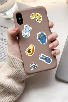 Sarı Good Vibes Dekoratif Telefon Laptop Stickerı